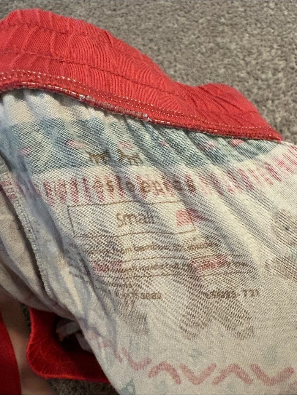 Little Sleepies Christmas Jogger pants // small